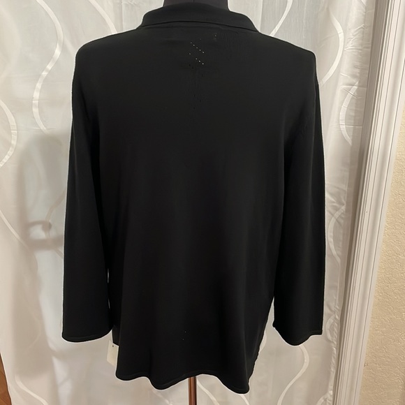 United States Sweaters Black V Neck Sweater - Picture 3 of 6